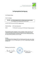 Sanitär- und Heizungstechnik für Elektrotechnikermeister