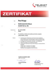 Produktkurs Einbruchmeldezentrale complex 200H/400H/DSS2